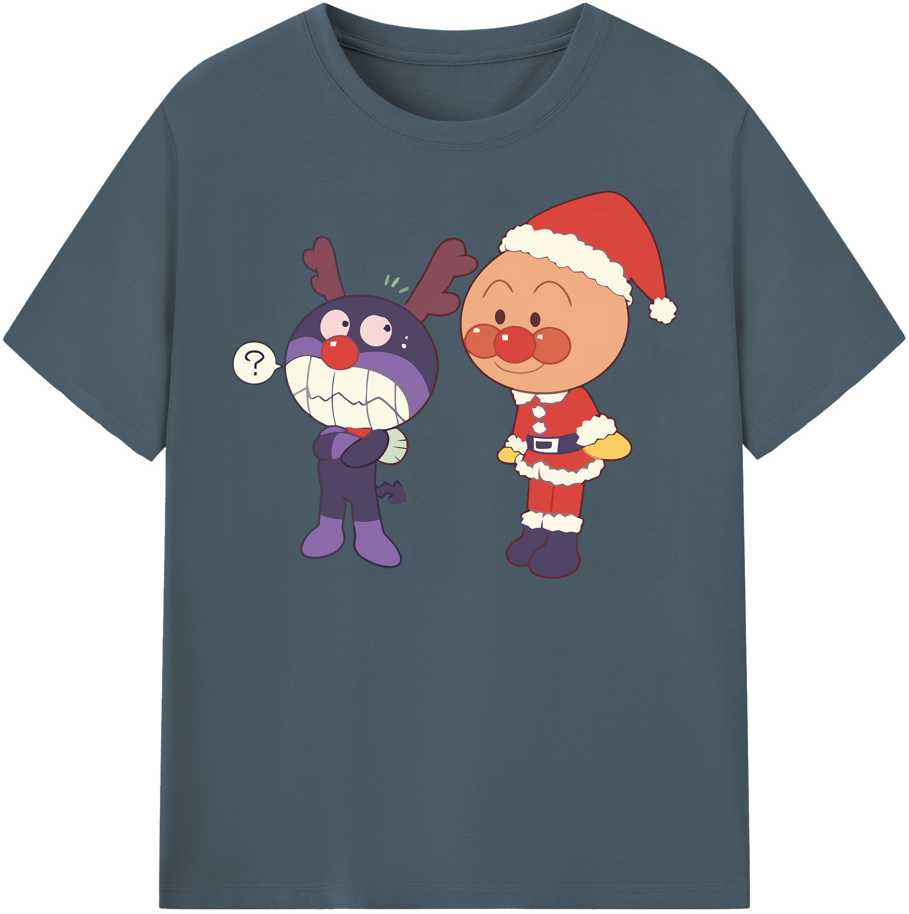 （画像用） アンパンマン Anpanman 綿100％半袖Tシャツ（フロントプリント）